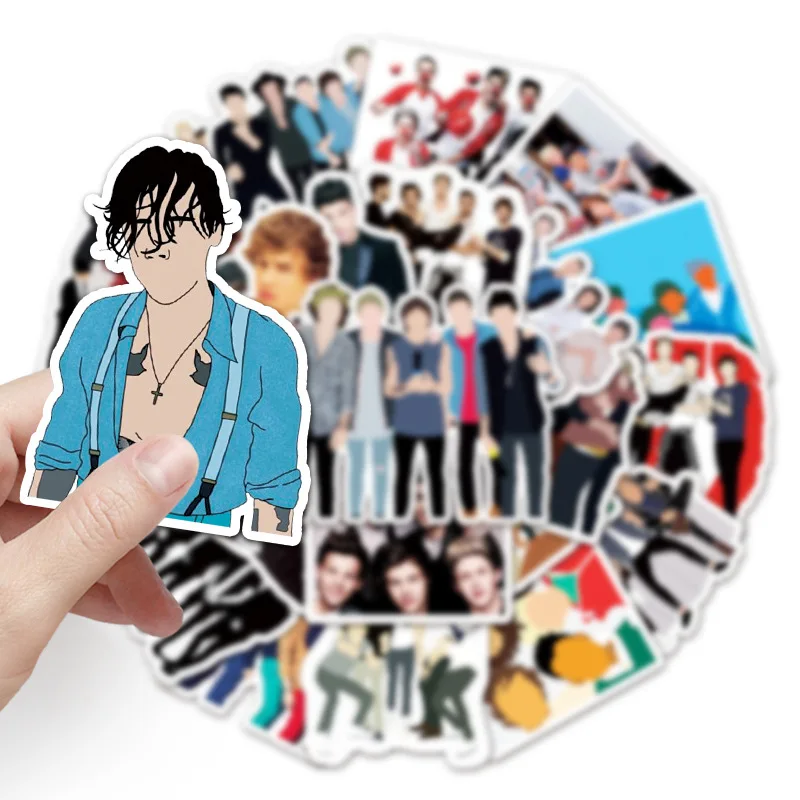 10/50 шт./упак. Британский певец One Direction в стиле граффити Стикеры s для ноутбука