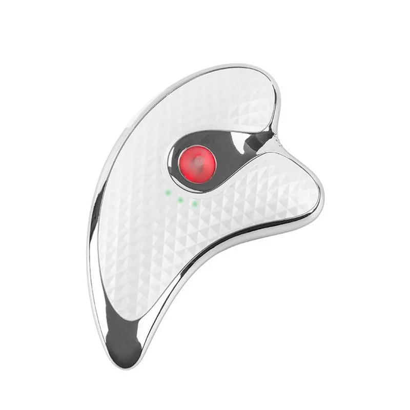 USB перезаряжаемое электрическое устройство для подтяжки лица Массажная машина Guasha "V" массажер для лица инструмент для выскабливания кожи 20#830