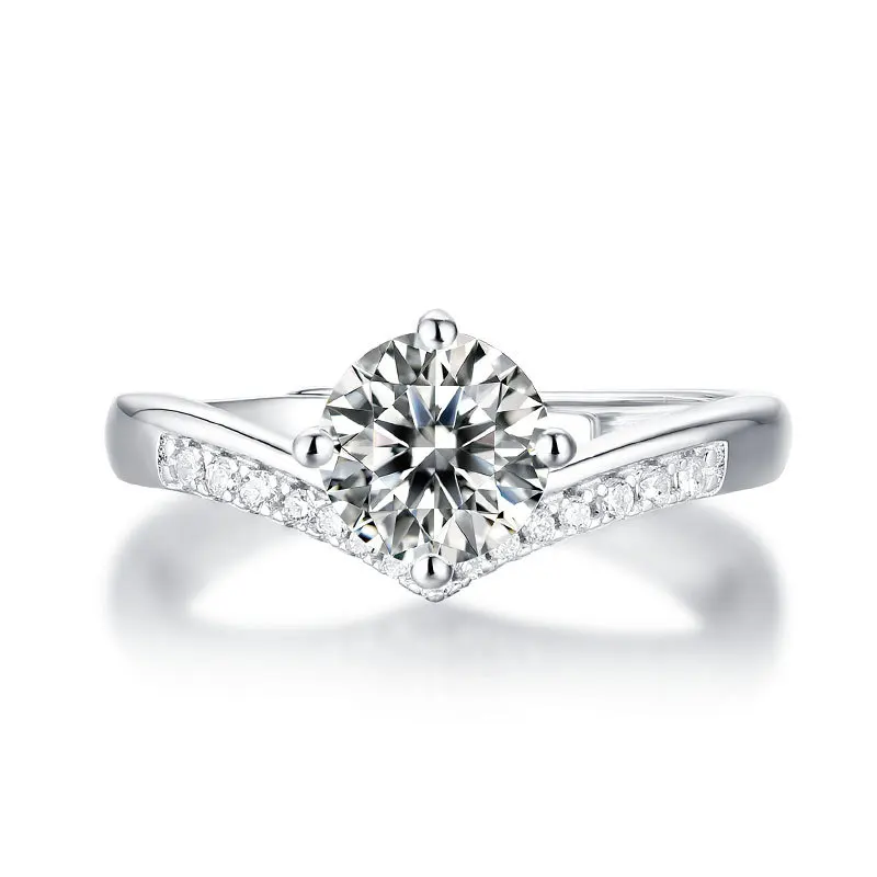 Женское кольцо серебряного цвета классическое ювелирное изделие регулируемое