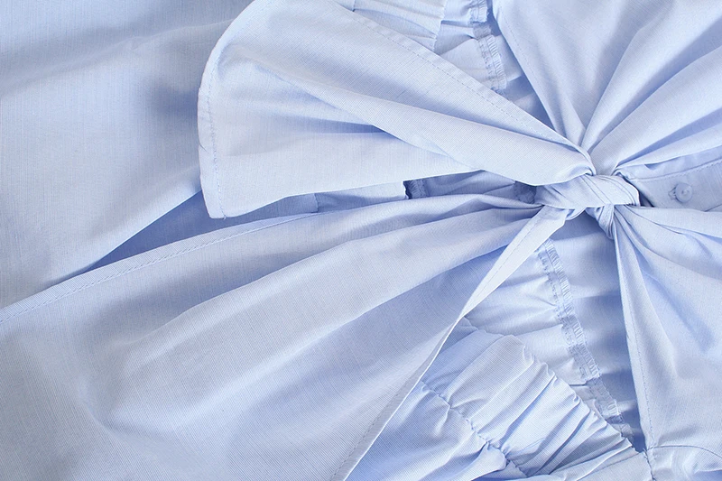 

KBAT Women Knot Summer Jumpsuit Short Sleeve Cut Out Sexy Jumpsuits Chic Elastic Wsiat Button Up Vintage Sky Blue Playsuits