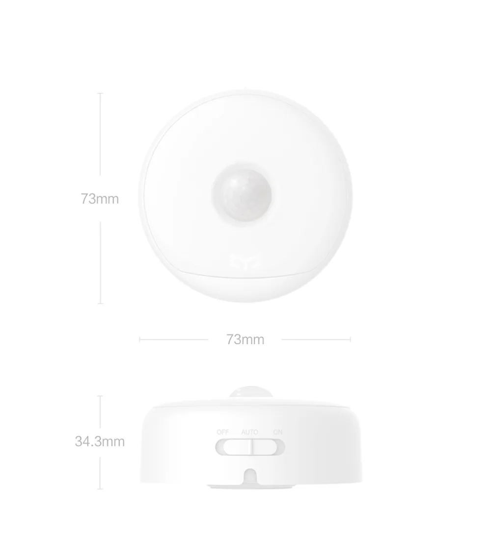 Xiaomi Mijia Yee светильник светодиодный ночной Светильник USB зарядка ночной Светильник Инфракрасный магнитный с крючками Дистанционный датчик движения тела светильник