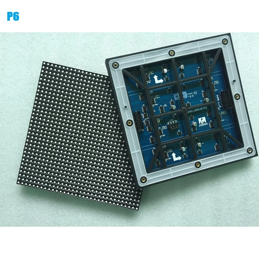 HD наружный P6mm 192x192mm полноцветный модуль IP65 SMD3535 32x32dots Водонепроницаемый