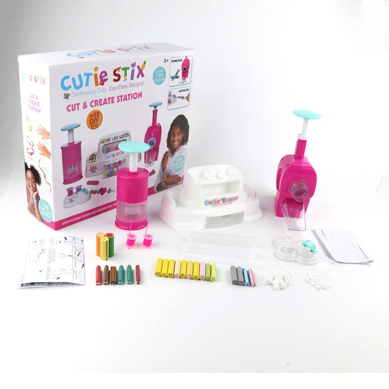 

Новый инновационный набор для детских игрушек Magic Chop, резиновый браслет, резак, Детский Набор для творчества ручная работа