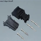 Worldgolden 2 Pinспособ 1,5 мм Мужской Женский Авто Электрические ствол светильник разъем номерного знака светильник розетка 1J0971972 3B097271