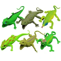 lizards model toys toy gecko iguana chameleon komodo dragon9 inch rubber lizard food grade material super stretchy