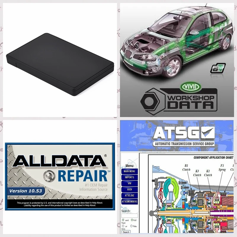 Программное обеспечение для ремонта автомобилей Alldata 2019 все данные v10.53 atsg яркая