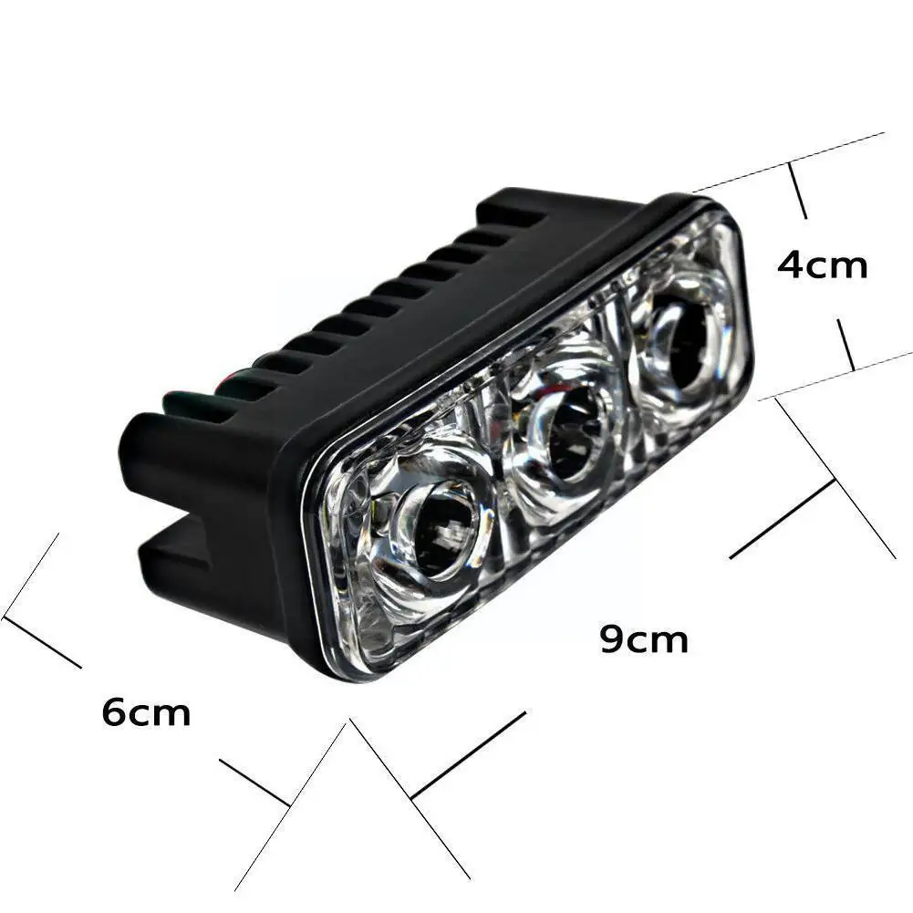 

Car 3LED daytime running lights, high-power steering waterproof fog headlights, lights L8A4