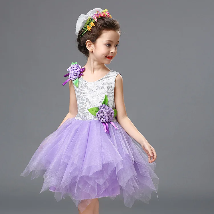 Платье для латинских танцев девочек бальных Детское платье Одежда сальсы и