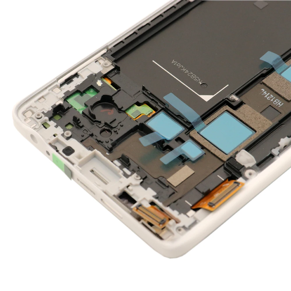 Оригинальный ЖК-дисплей для SAMSUNG Galaxy Note 4 Edge N915 N9150 N915F Super AMOLED дисплей с рамкой