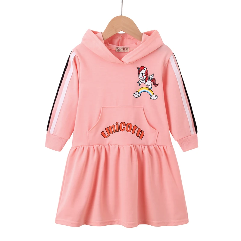 2019 New Fashion Children Clothing Autumn Winter Baby Girls unicorn Long Sleeve Princess Dress Party Tutu Dresses | Детская одежда и
