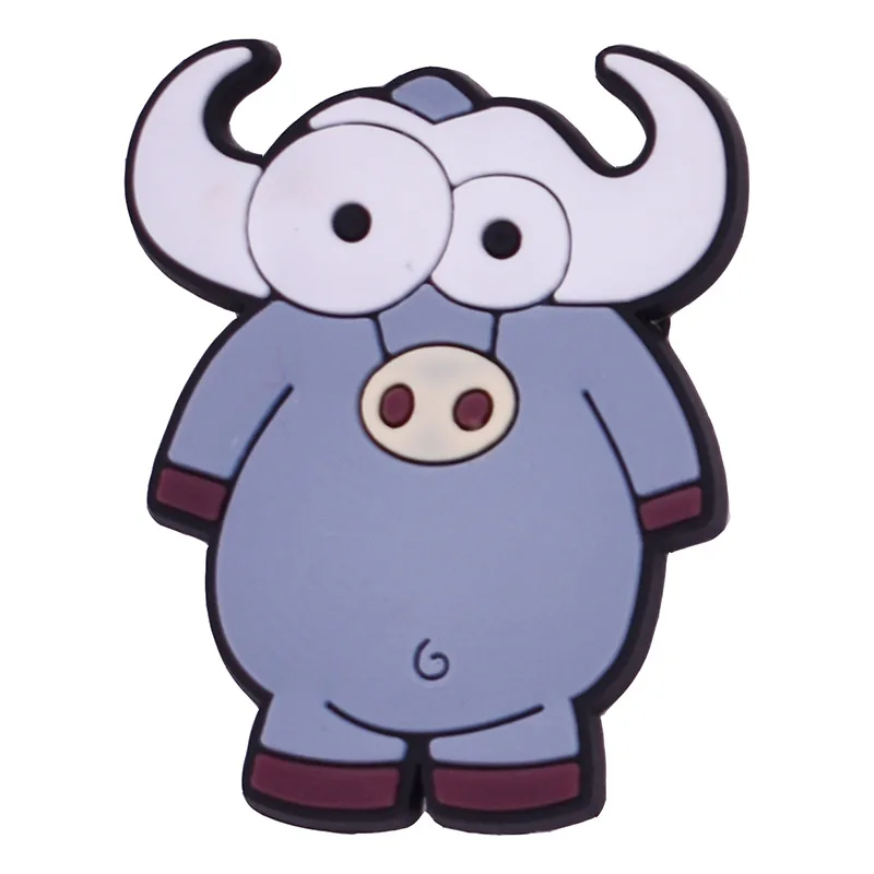 1 шт. мультяшная корова животные обезьяна слон ПВХ плоский задник дети милые