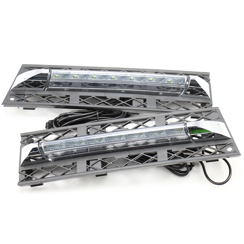 

2pcs For BMW 7 Series F01 F02 2009-2013 6000K White Light LED Daytime Driving Running Light DRL Car Fog Lamp