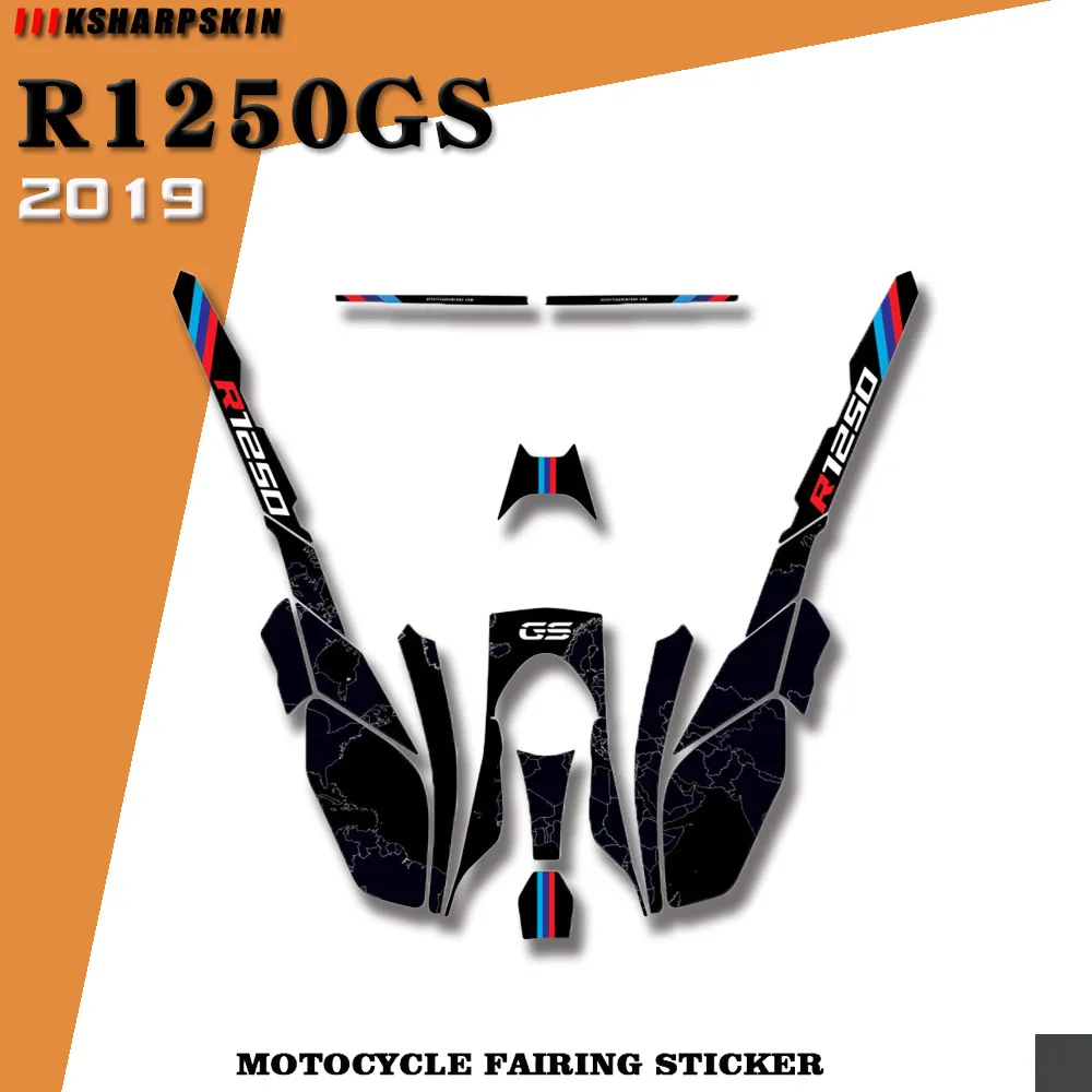 

Индивидуальная Модифицированная Светоотражающая наклейка для BMW R1250GS 2019