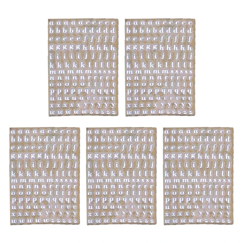 

5Pcs 3mm Alphabet Letters Chunky Glitter Epoxy Resin Decorative Stickers Engkish Letters Numbers UV Epoxy Resin Fillings