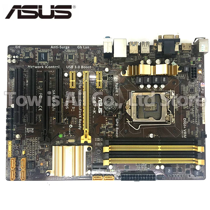 

Asus Z87-K Desktop Motherboard Z87 Socket LGA 1150 i7 i5 i3 DDR3 32G SATA3 USB3.0 ATX mainboard
