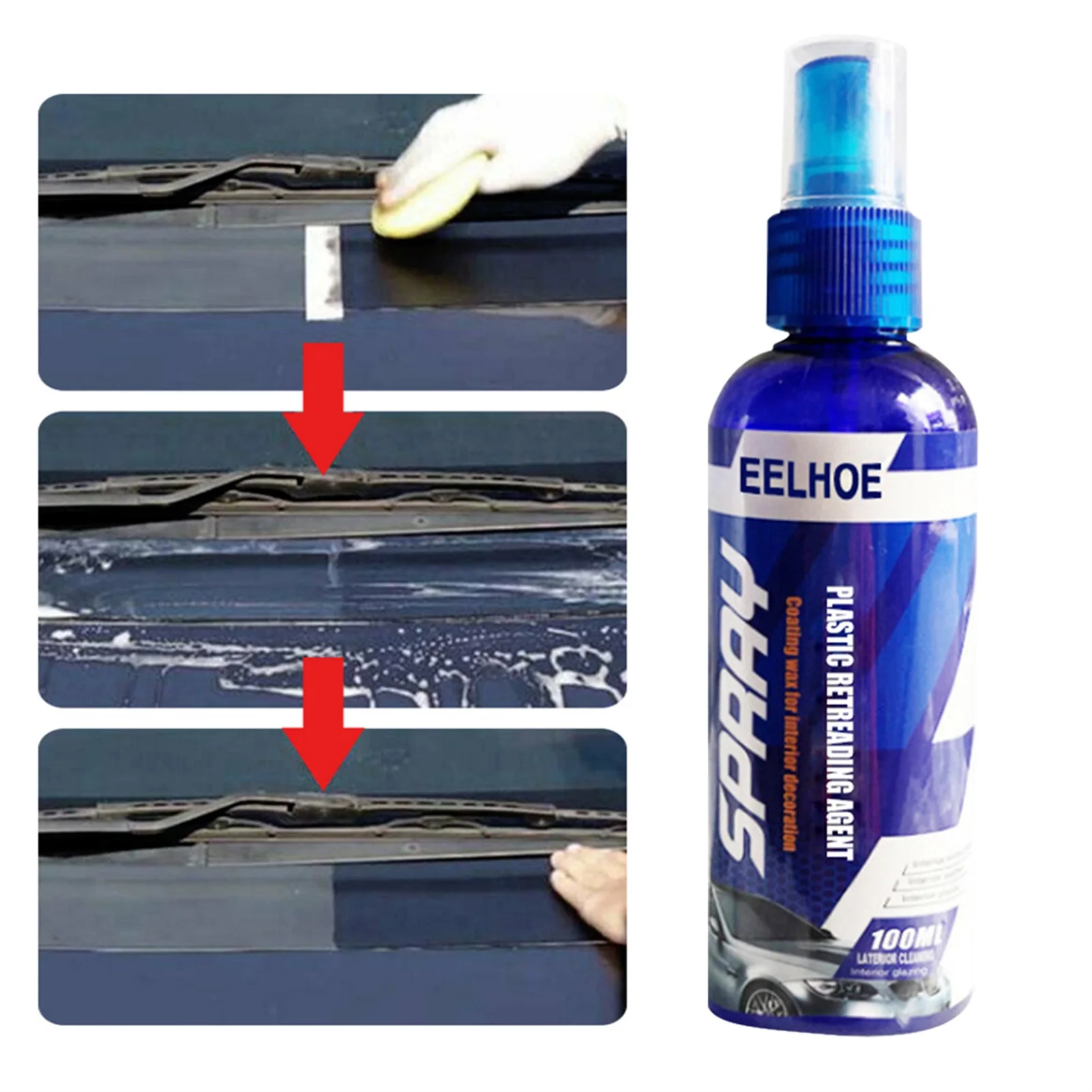 

30/100ML Car Coating Agent Anti Scratch Hydrophobioc Polish Nano Surface Protection Refurbishment Spray Auto Maintain Liquid Kit
