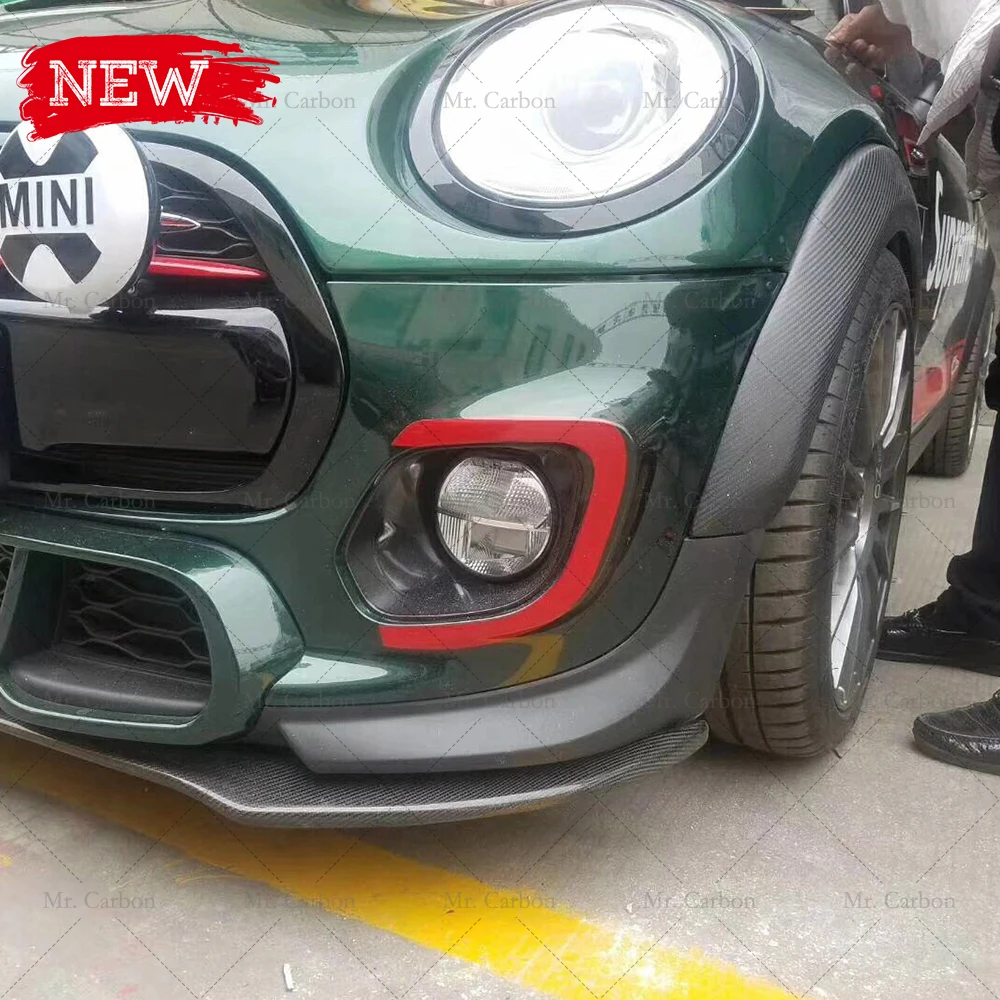 Для MINI F56 COOPER S углеродное волокно стекло широкое крыло отделка кузова Комплект