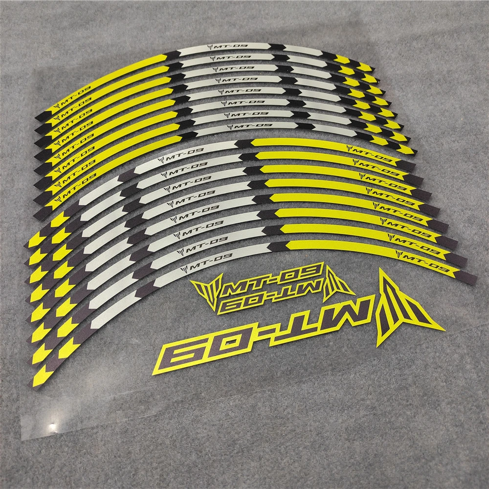 Высококачественные светоотражающие наклейки на колесо для мотоцикла Yamaha MT-09 MT09