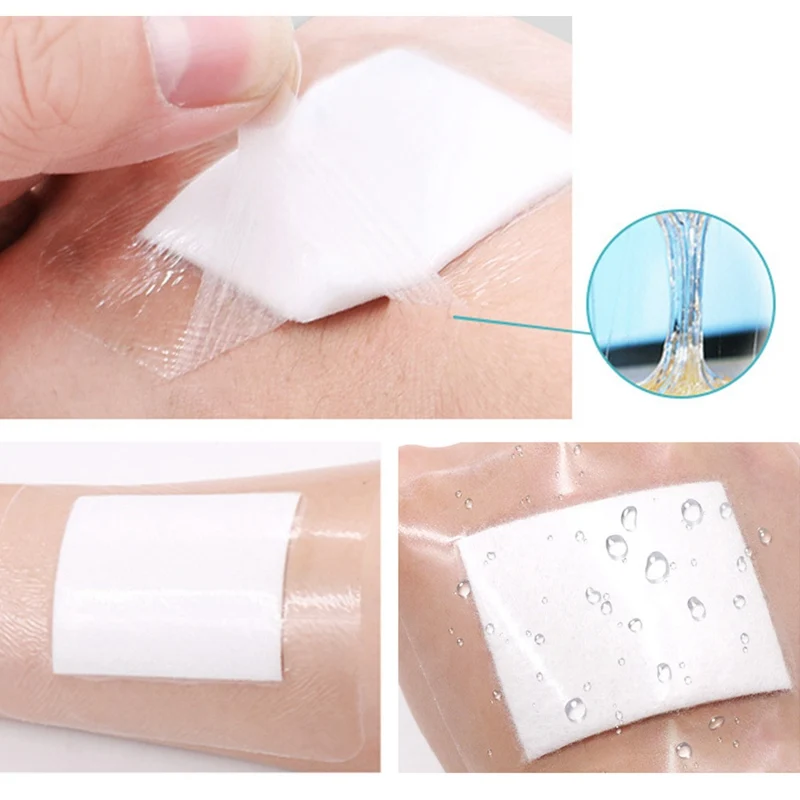 Водонепроницаемый бактерицидный лейкопластырь 6x7 см прозрачный Стерильная