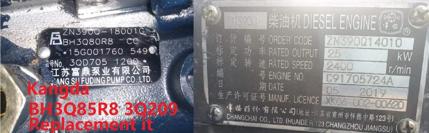 Быстрая доставка BH3Q75R8 BH3Q80R8 BH3Q85R8 3Q209 BH3Q85R9 топливный Инжекционный насос Laidong 385 390