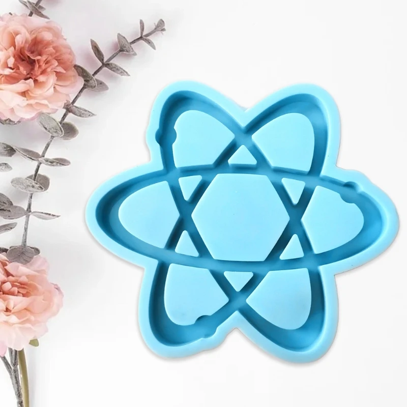 

Satellite Pattern Coaster Epoxy Resin Mold Cup Mat Silicone Mould DIY Crafts Jewelry Making Tool