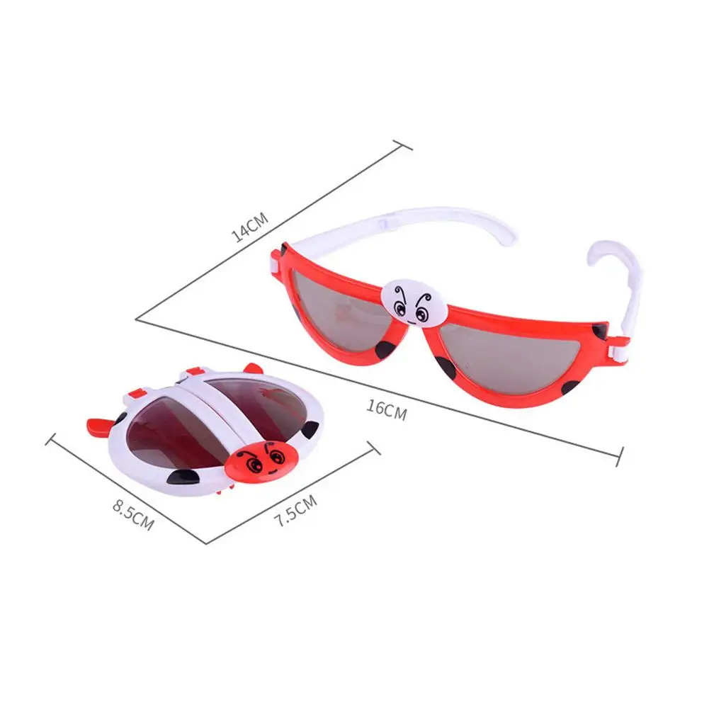 

Foldable Kids Sunglasses Girls Boys Glasses Cute Child Eyewear Shades Goggles Kids Sunglasses Great Gift for Christmas Birthday