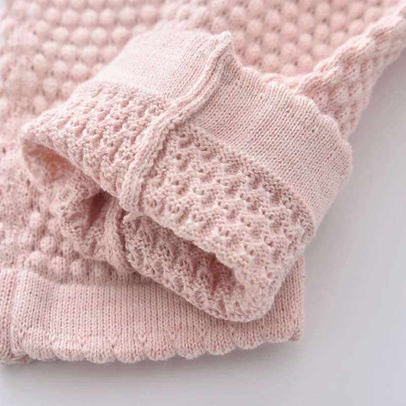 

Girls Casual Clothing Sets 2021 New Spring Fashion Baby Boys Solid Knitted Top And Pants Outfits Infant Single Breasted Suits