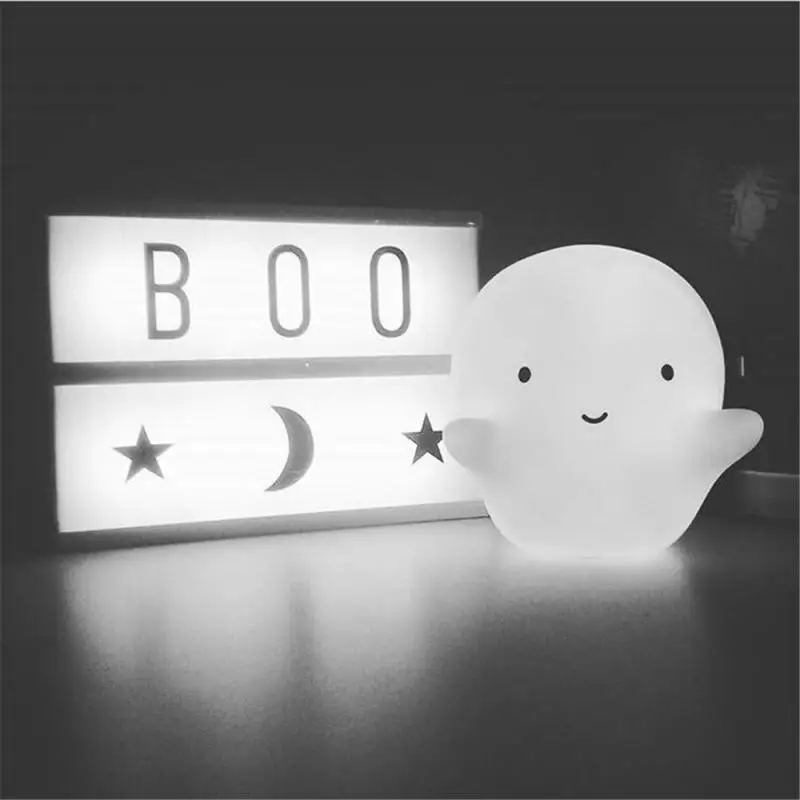 

Christmas Decorative Lamp ghost Appease Glow Night Light Feeding Light Baby Sleeping Toy Kids Christmas Gifts for New Year 2021