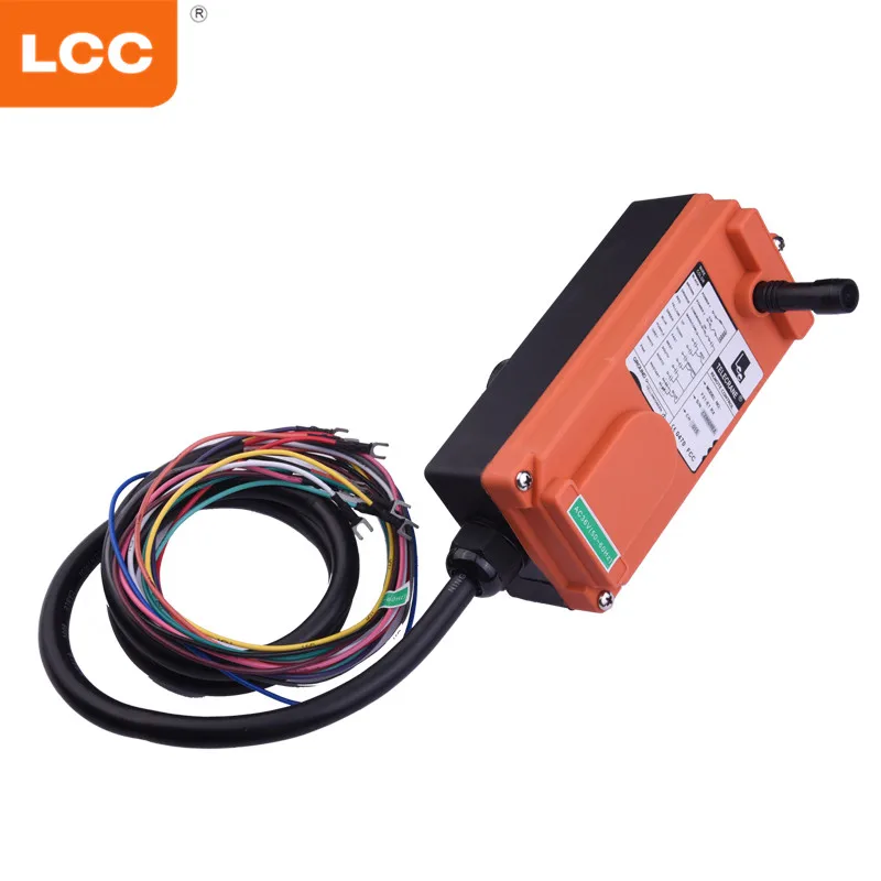 

F21-E1B 6 button single speed industrial waterproof wireless Crane hoist remote control and receiver