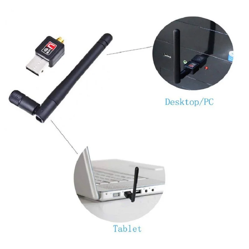 

150M wireless network card with CD detachable USB2.0 wifi adapter MTK7601 computer small network card
