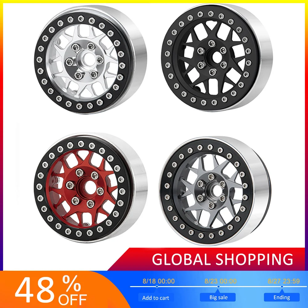 Колесные диски AXSPEED 1 9 дюйма алюминиевая Ступица колеса 25 мм шириной для 1/10 осевых