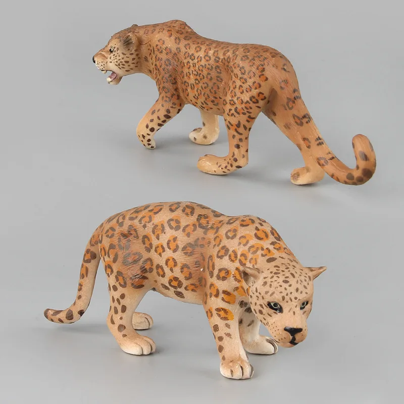 Original genuine wild zoo farm African Savanna leopard cat panther Jaguar model toys children gift | Игрушки и хобби