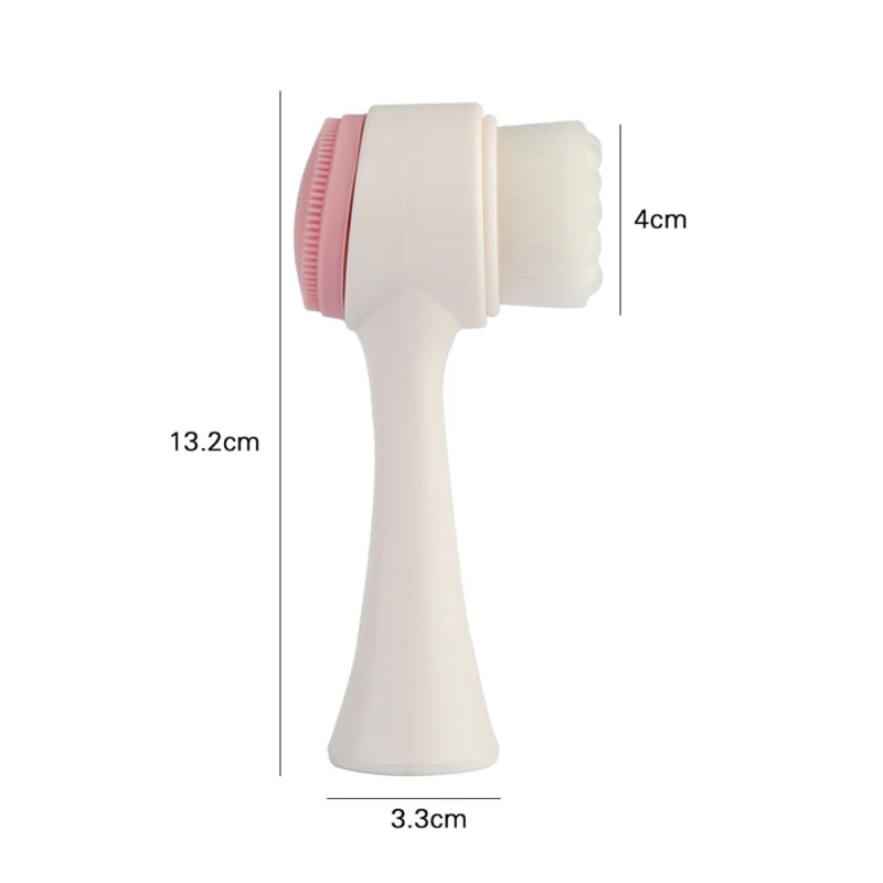 Мини-Очищающая электрическая Массажная щетка для лица, силиконовые водонепроницаемые инструменты для ухода за кожей, очиститель пор, массаж лица, мягкое мытье лица, горячая распродажа