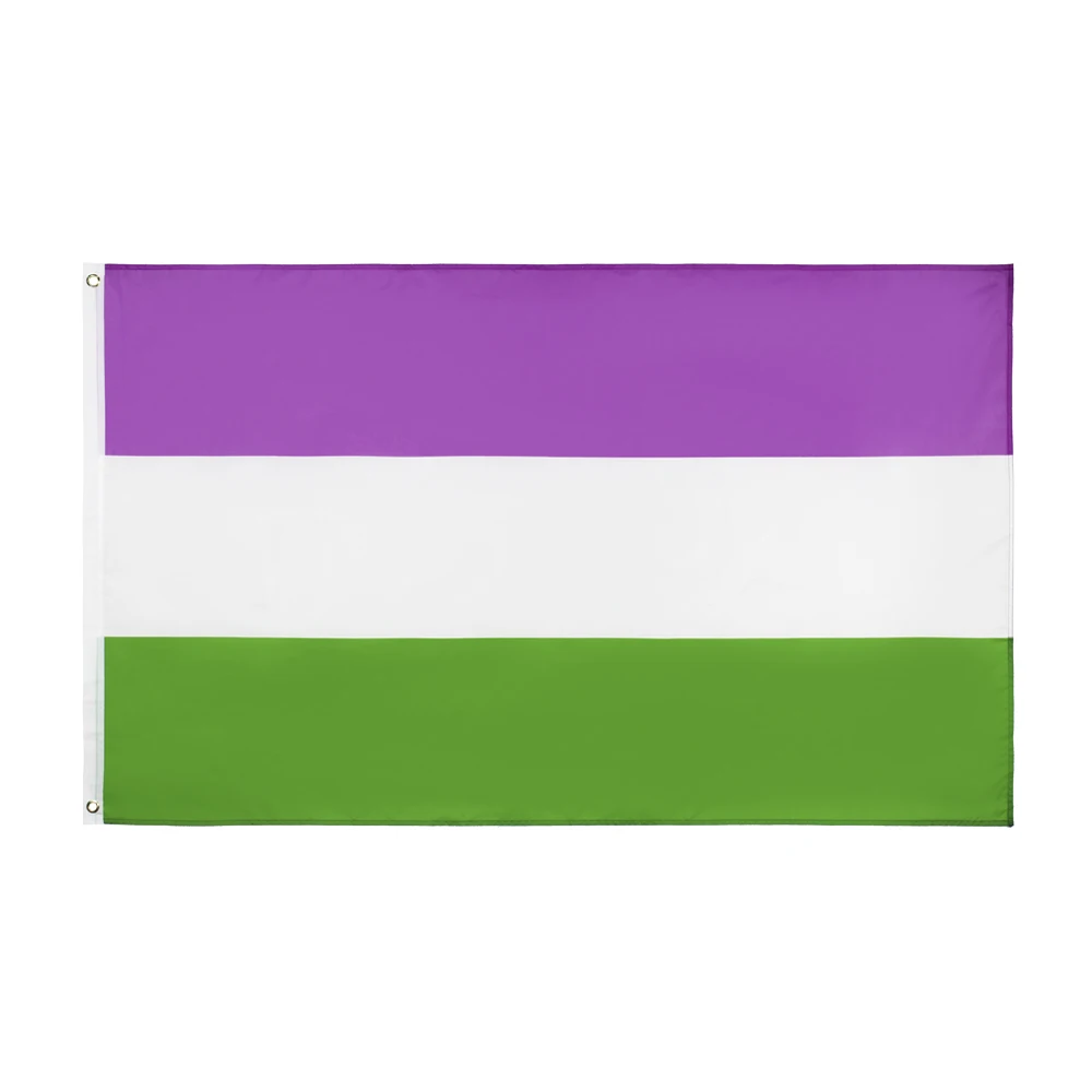 

90x150 см Genderqueer Flag