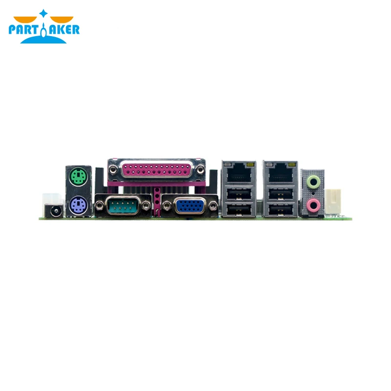 Mini Itx материнская плата Intel D2700 2 13 ГГц двухъядерный процессор 6 * COM ATM промышленные