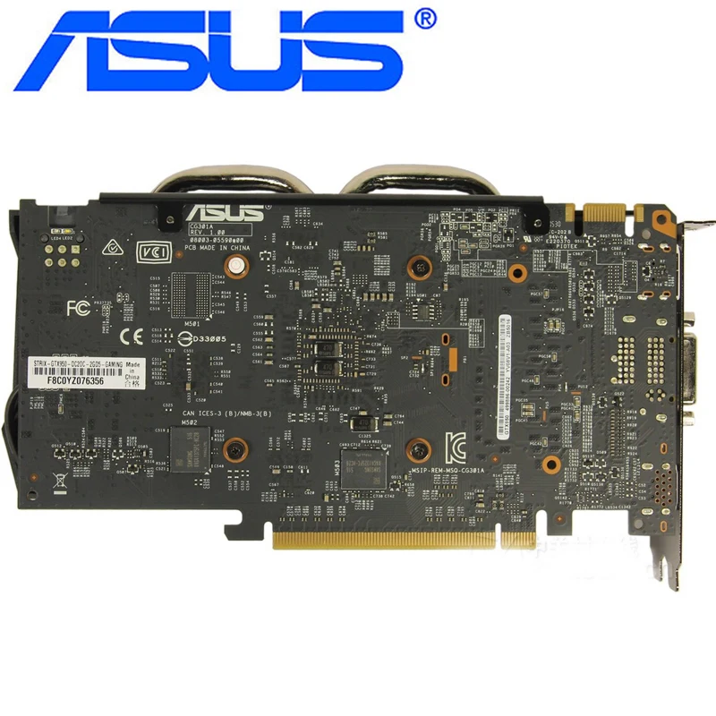 ASUS видеокарта Оригинал GTX 950 2 Гб 128 бит GDDR5 видеокарты для nVIDIA VGA карты Geforce GTX950 Hdmi Dvi