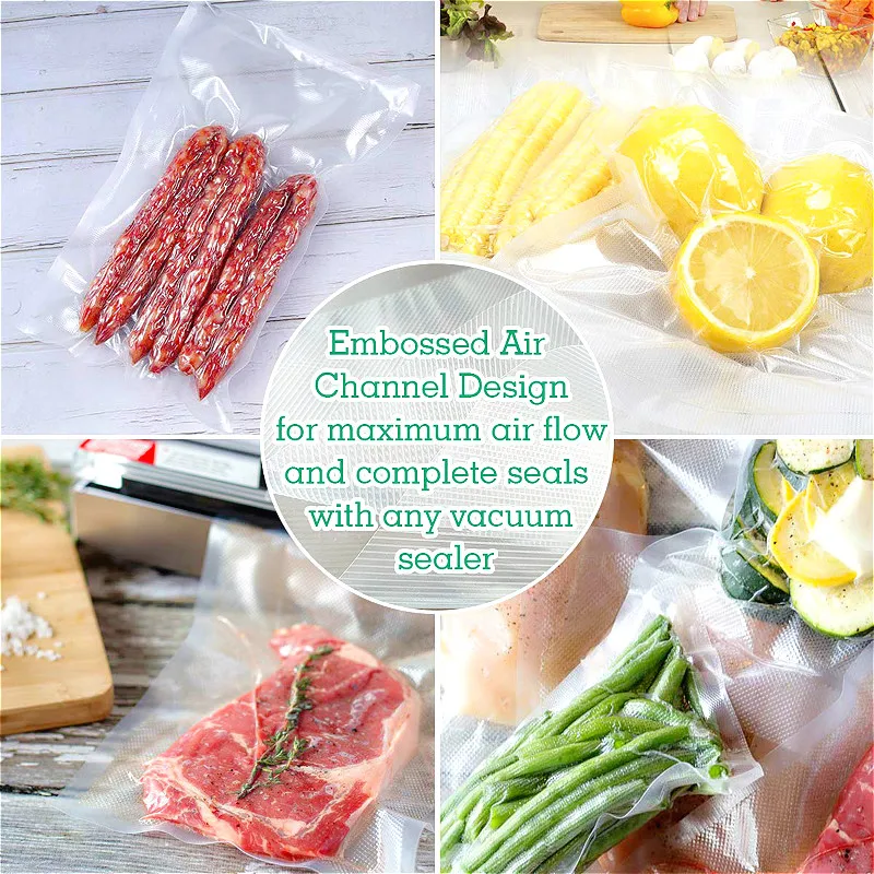 Экологичный многоразовый полиэтиленовый пакет вакуумная упаковка для