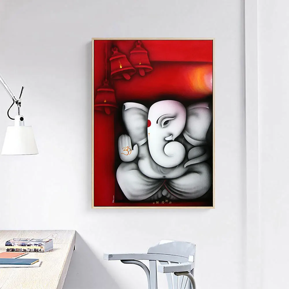 CHENFART Холст Картина Ганеша Будда настенные художественные картины для гостиной