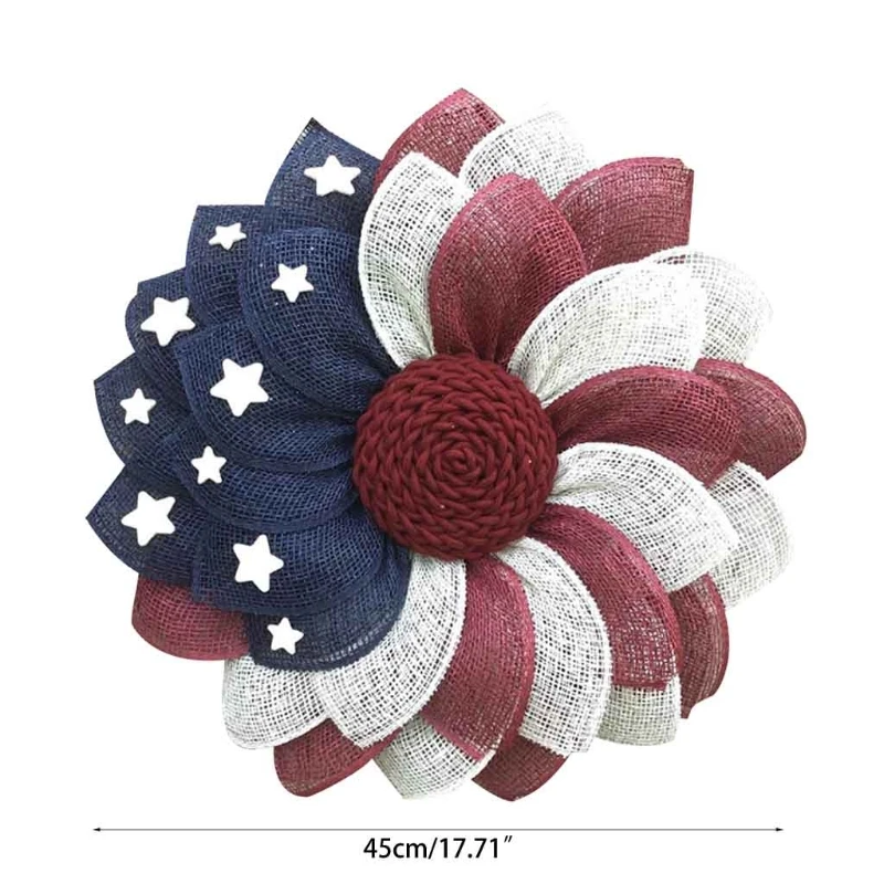 

Simulation Leaf Sunflower Wreath Artificial Garland Hanging Pendants Decoration Dropshipping