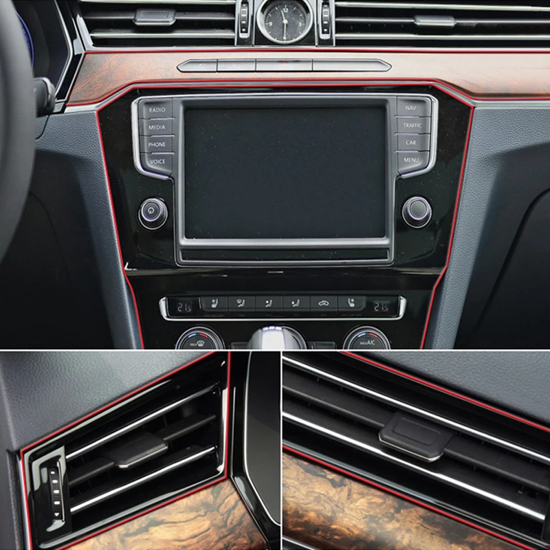 

Car Moulding Decoration Trim Flexible Strips Interior Auto Mouldings Styling Accessories for Car Door Dashboard Decorative Strip
