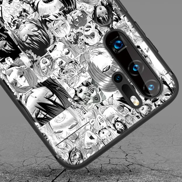

Anime Girl Collage For Huawei P40 P30 P20 P10 P9 P8 Lite E 5G 2017 2019 Pro Plus Black Phone Case