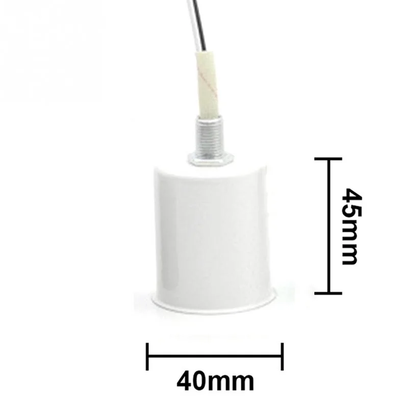 E27 Керамика винт круглое основание светодиодный светильник лампа патрон-адаптер