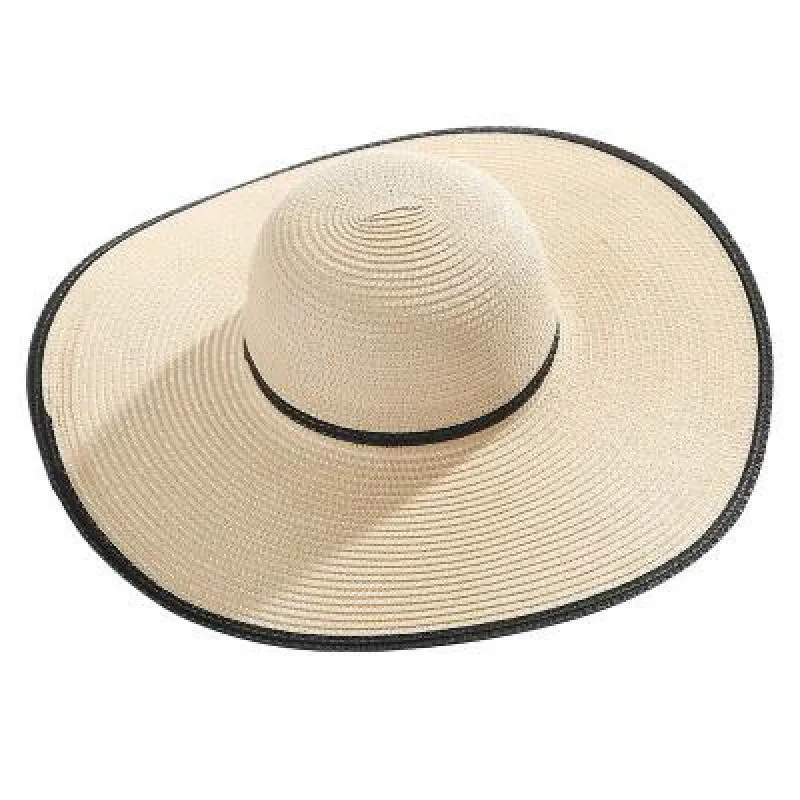 

Summer Hats For Women Ladies Hats Large Brim Sun Hat Foldable Straw Beach Hat Female Sunscreen Chapeau Femme Panama Cap