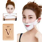 1 шт. маска-лифтинг для лица V-образная маска для лица для похудения подбородка шеи лифтинг V-образная маска для лица Массажер для похудения уход за кожей
