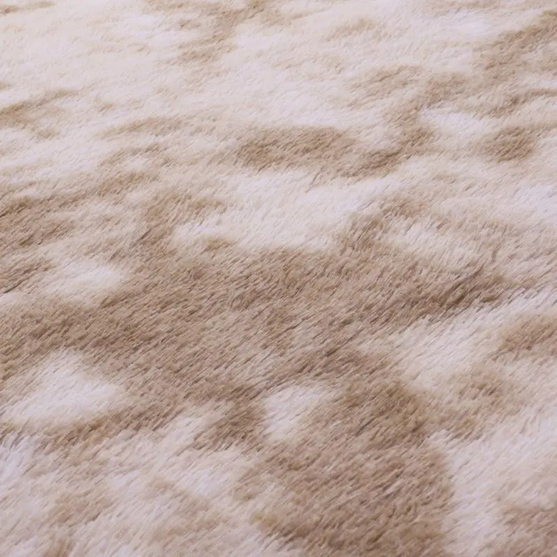 

80*120cm Tie-dyed Plush Thick Carpet Living Room Children's Bed Plush Window Bedside Home Decoration Soft Plush Thick Carpets