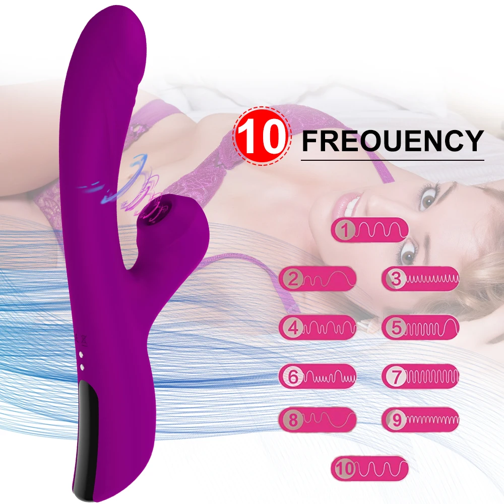 Вибратор для сосания клитора мощный фаллоимитатор точки G кролик вибратор