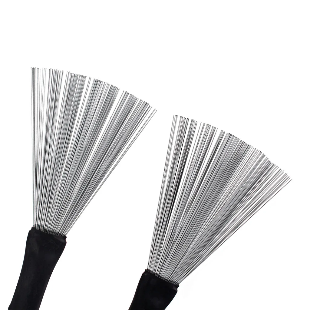 1 пара двойной головной барабан комплект молотки Стальная Проволока Кисти для