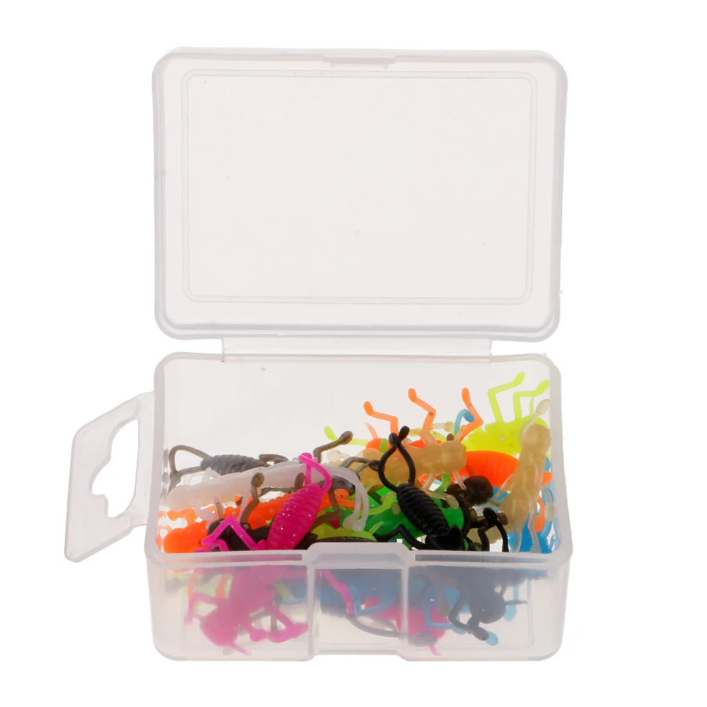 

20pcs/box Multicolor 1.4'' Soft Stonefly Lures Rubber Fishing Lures Insect Nymph Baits