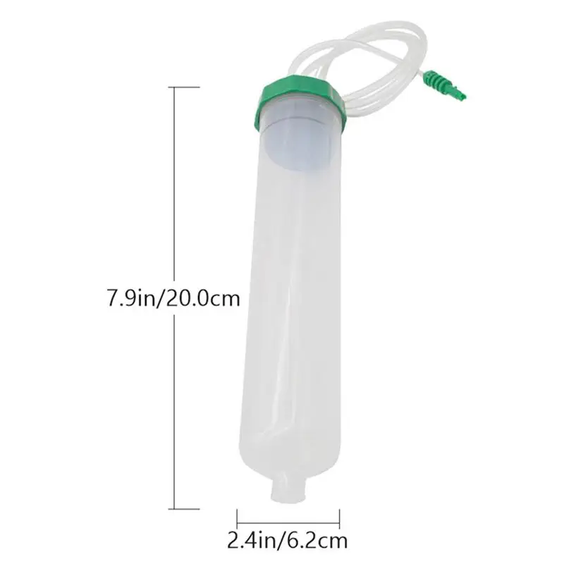 

1 Set 300cc Air Tubing Glue Dispenser Syringe with Adapter for Industrial