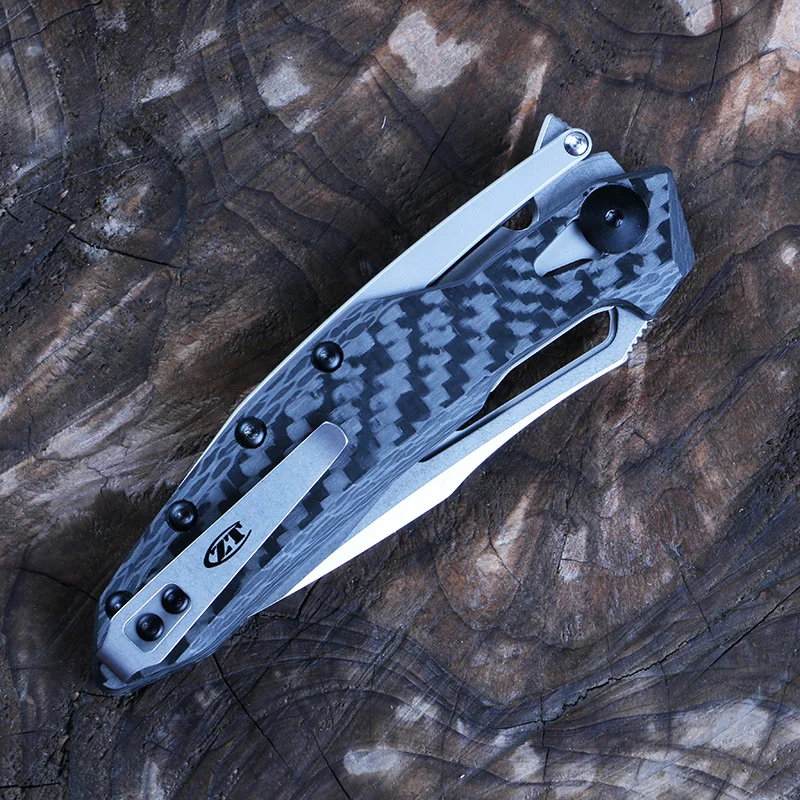 Green thorn zt0990 складной быстро открывающийся лезвие vg10 440Csteel + ручка из углеродного